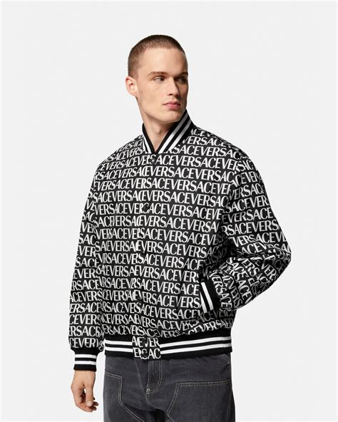 versace bomber jacket ebay|versace bomber jacket men's.